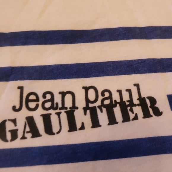 Jean Paul GAULTIER Blue and white striped Sailor  Tshirt - Picture 3 of 4